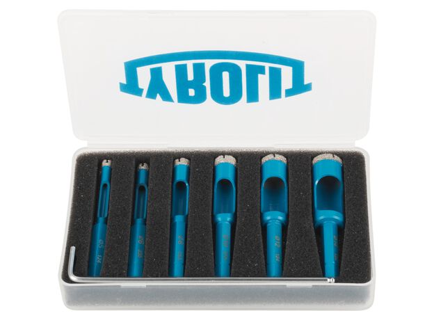 Tyrolit Tegelboorset Ã˜ 5, 6, 8, 10, 12, 14 mm, 2 image