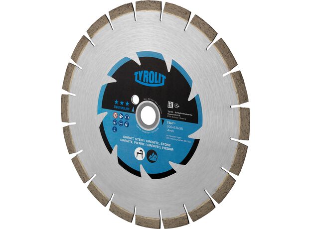 Tyrolit C2W 300x2,6x35 #35/30 - 30/25,4 TSH, 3 image