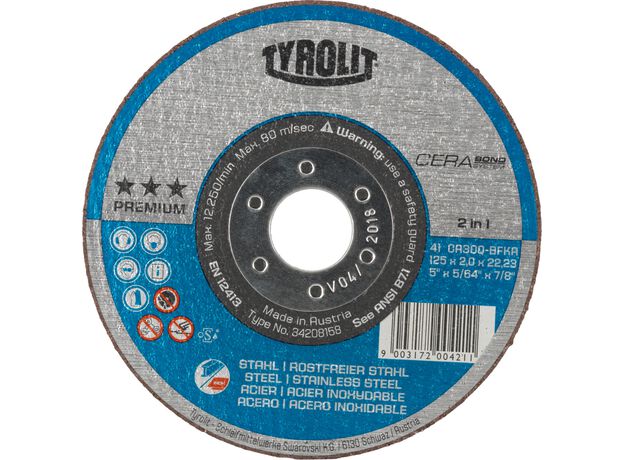 Tyrolit Premium*** Doorslijpschijf voor haakse slijpers 41F, 2 image