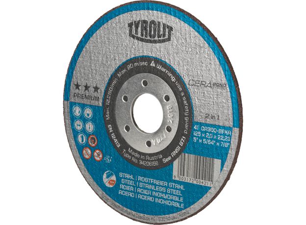 Tyrolit Premium*** Doorslijpschijf voor haakse slijpers 41F, 3 image