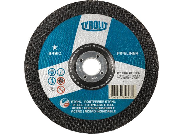 Tyrolit BASIC* Afbraamschijf PIPELINER 2in1 voor staal en ro, 2 image