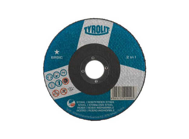Tyrolit Basic* Doorslijpschijf voor haakse slijpers 41C 150x, 2 image