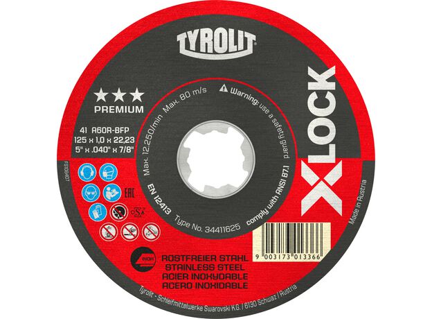 Tyrolit Premium*** Doorslijpschijf voor haakse slijpers 41F, 2 image