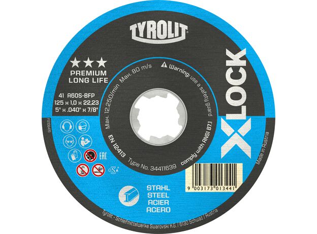 Tyrolit Premium*** Doorslijpschijf voor haakse slijpers 41F, 2 image