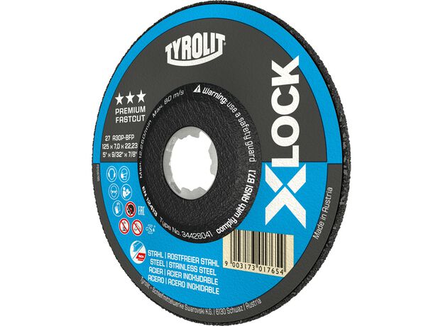 Tyrolit Premium*** Afbraamschijf voor haakse slijpers 27E 11, 3 image