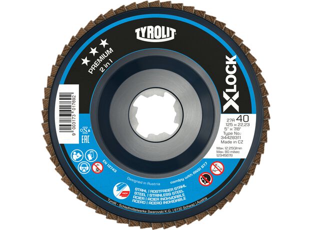 Tyrolit Premium*** Lamellerschijf voor haakse slijpers 28SLN, 2 image