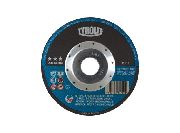Tyrolit Premium*** Doorslijpschijf voor haakse slijpers 42F, 2 image