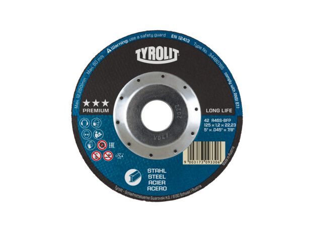 Tyrolit Premium*** Doorslijpschijf voor haakse slijpers 42 1, 2 image