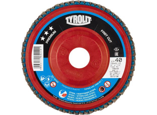 Tyrolit Premium*** Lamellerschijf voor haakse slijpers 28N 1, 3 image