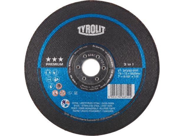 Tyrolit Premium*** Afbraamschijf voor haakse slijpers 27 230, 3 image