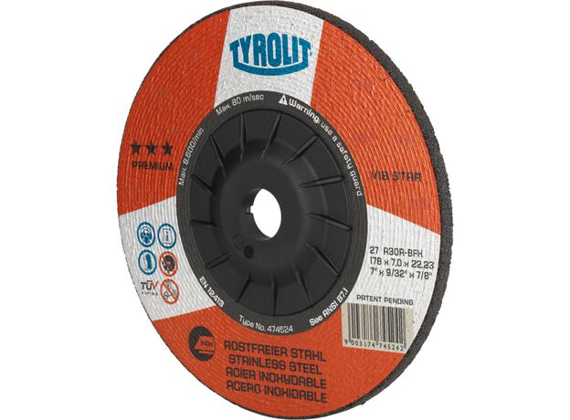 Tyrolit Premium*** Afbraamschijf voor haakse slijpers 27V 23, 3 image