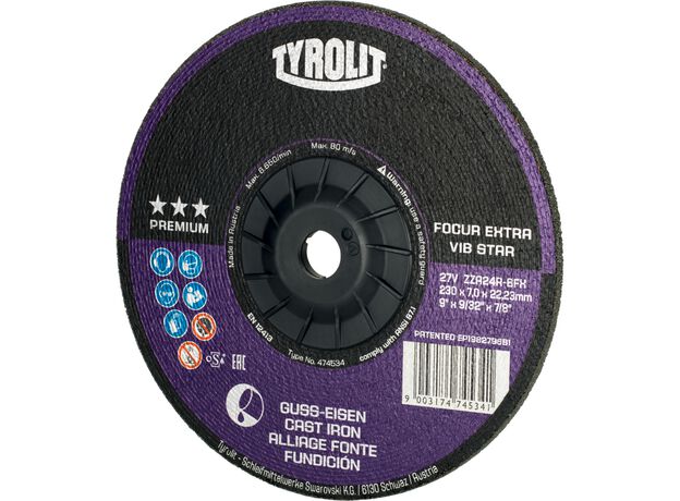 Tyrolit Premium*** Afbraamschijf voor haakse slijpers 27V 23, 3 image