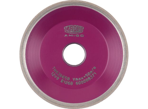 Tyrolit  Kunstharsgebonden CBN voor droog slijpen 12V9 100x2, 2 image