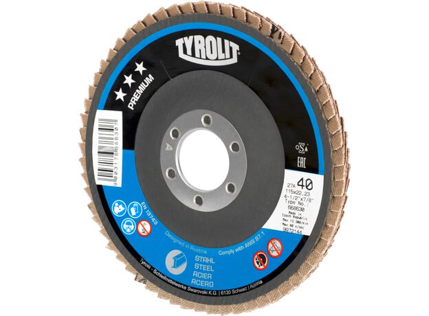 Tyrolit Premium*** Lamellerschijf voor haakse slijpers 27A 1, 3 image