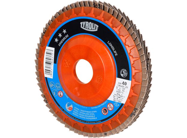 Tyrolit PREMIUM*** Lamellenschijf LONGLIFE voor staal en roe, 3 image
