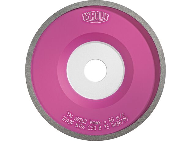 Tyrolit  Kunstharsgebonden CBN voor droog slijpen 12A2F 125x, 2 image