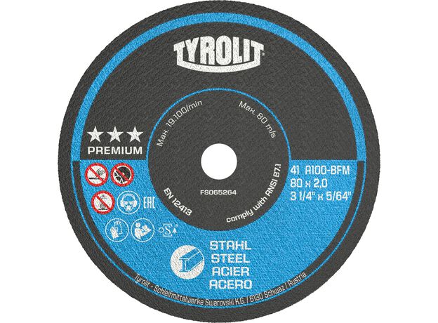 Tyrolit Premium*** Doorslijpschijf voor rechte slijpers 41 6, 2 image