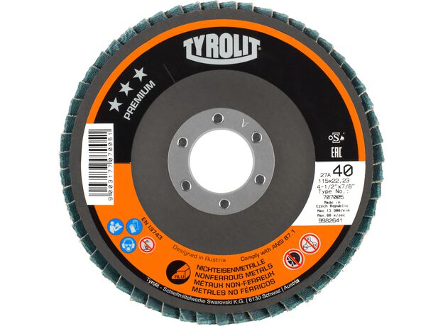 Tyrolit Premium*** Lamellerschijf voor haakse slijpers 27A 1, 4 image