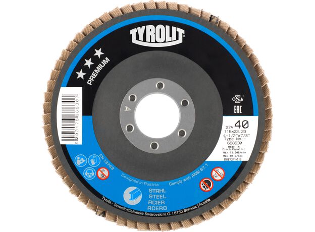 Tyrolit Premium*** Lamellerschijf voor haakse slijpers 28A 1, 4 image