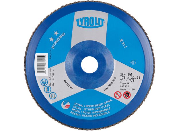 Tyrolit Standard** Lamellerschijf voor haakse slijpers 28N 1, 3 image