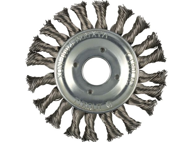 Tyrolit Premium*** Rondborstel voor haakse slijpers 1RDZ 125, 2 image