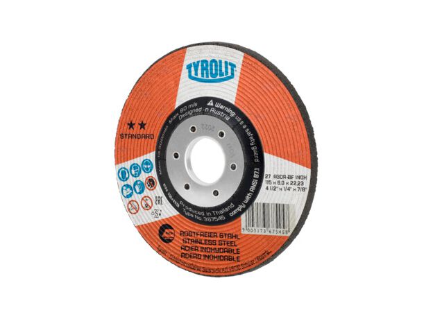 TYROLIT Afbraamschijf staal 115mm verzonken, 3 image TYROLIT Afbraamschijf staal 115mm verzonken, 3 image