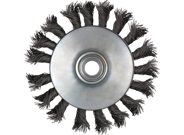 Tyrolit Premium*** Conische borstel voor haakse slijpers 28K, 2 image