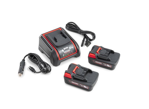 Ridgid SET VAN 2 BAT/1 LADER EU 2.0, 2 image