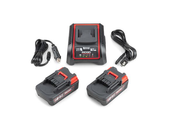 Ridgid SET VAN 2 BAT/1 LADER EU 2.0, 3 image