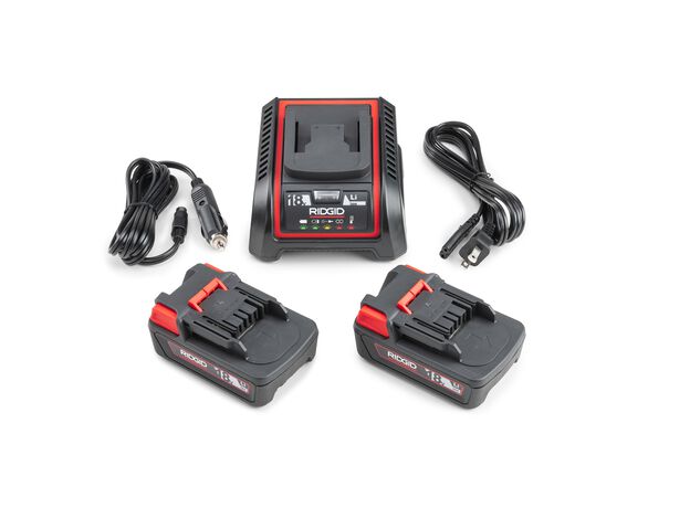 Ridgid SET VAN 2 BAT/1 LADER EU 2.0, 4 image