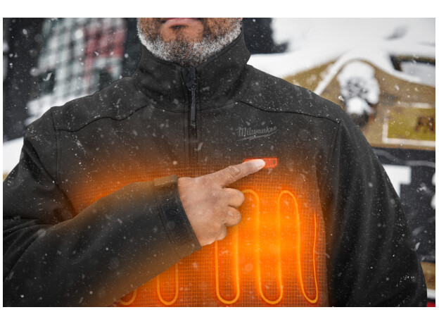 MILWAUKE M12™ Heated Jacket - Zwart (XL), 3 image