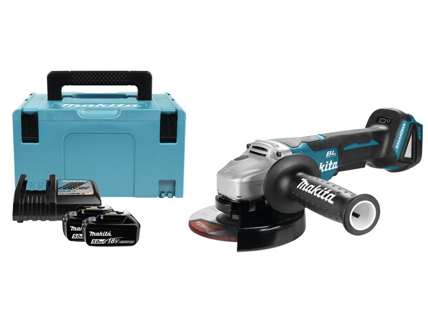 MAKITA 18 V Haakse slijper 125 mm, 11 image MAKITA 18 V Haakse slijper 125 mm, 11 image