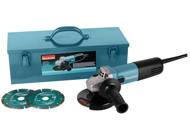 MAKITA 230 V Haakse slijper 125 mm, 2 image