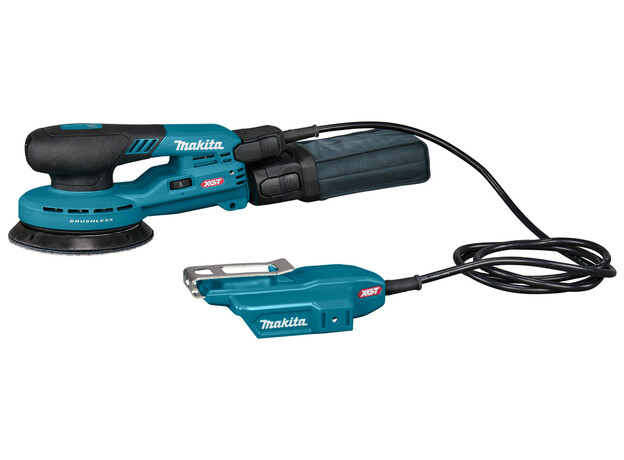 MAKITA XGT 40 V Max 125 mm Handpalm excenter schuurmachine, 2 image