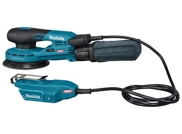 MAKITA XGT 40 V Max 125 mm Handpalm excenter schuurmachine, 12 image