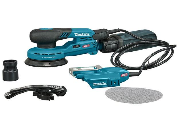 MAKITA XGT 40 V Max 125 mm Handpalm excenter schuurmachine, 3 image