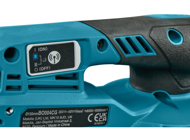 MAKITA XGT 40 V Max 150 mm Handpalm excenter schuurmachine, 9 image