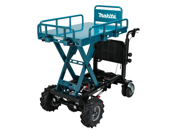 MAKITA LXT 2X18 V Accu Transporter met schaarlift, 6 image