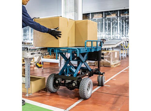 MAKITA LXT 2X18 V Accu Transporter met schaarlift, 5 image