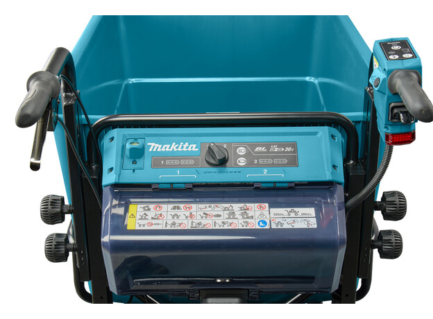 MAKITA LXT 2x18 V Accu Transporter met laadbak, 4 image