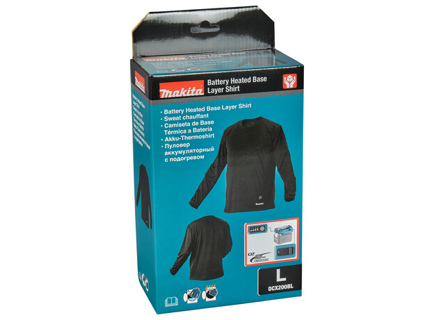 MAKITA Verwarmd ondershirt L, 7 image
