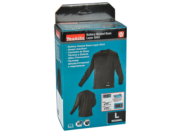 MAKITA Verwarmd ondershirt L, 6 image