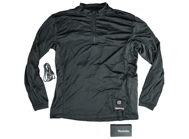 MAKITA Verwarmd ondershirt met rits L, 2 image