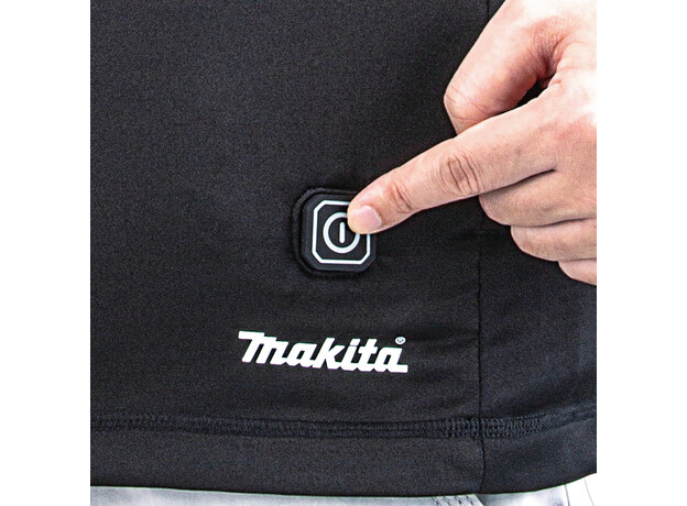 MAKITA Verwarmd ondershirt met rits L, 3 image