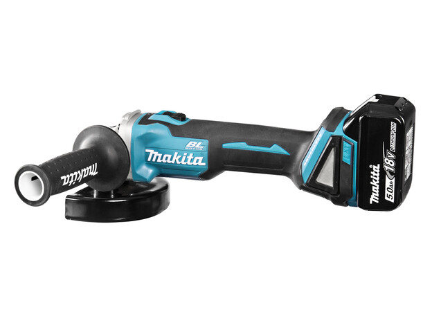 MAKITA 18 V Haakse slijper 125 mm, 4 image