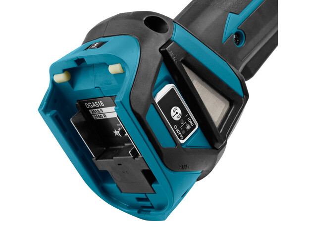 MAKITA 18 V Haakse slijper 125 mm, 8 image