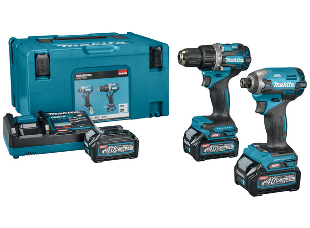 MAKITA XGT 40 V Max Combiset boren en (slag)schroeven, 9 image