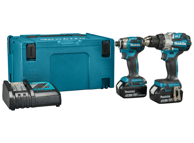 MAKITA LXT 18 V Combiset voor boor- en (slag)schroefklussen, 2 image