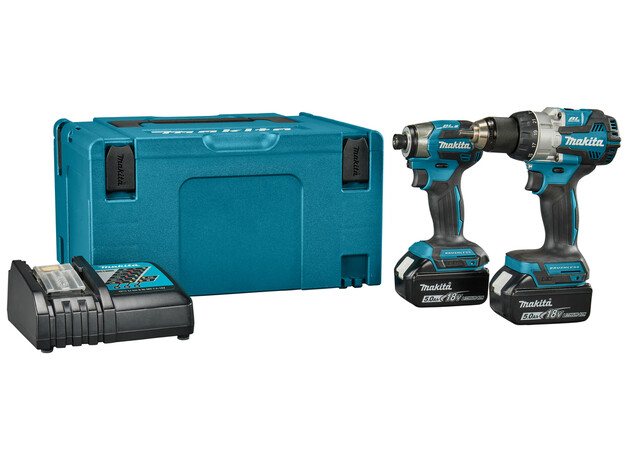 MAKITA LXT 18 V Combiset voor (klop)boor- en (slag)schroefklussen, 2 image