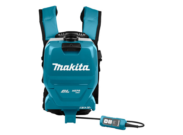 MAKITA 2x18 V Rugstofzuiger voor schoonmaak, 8 image